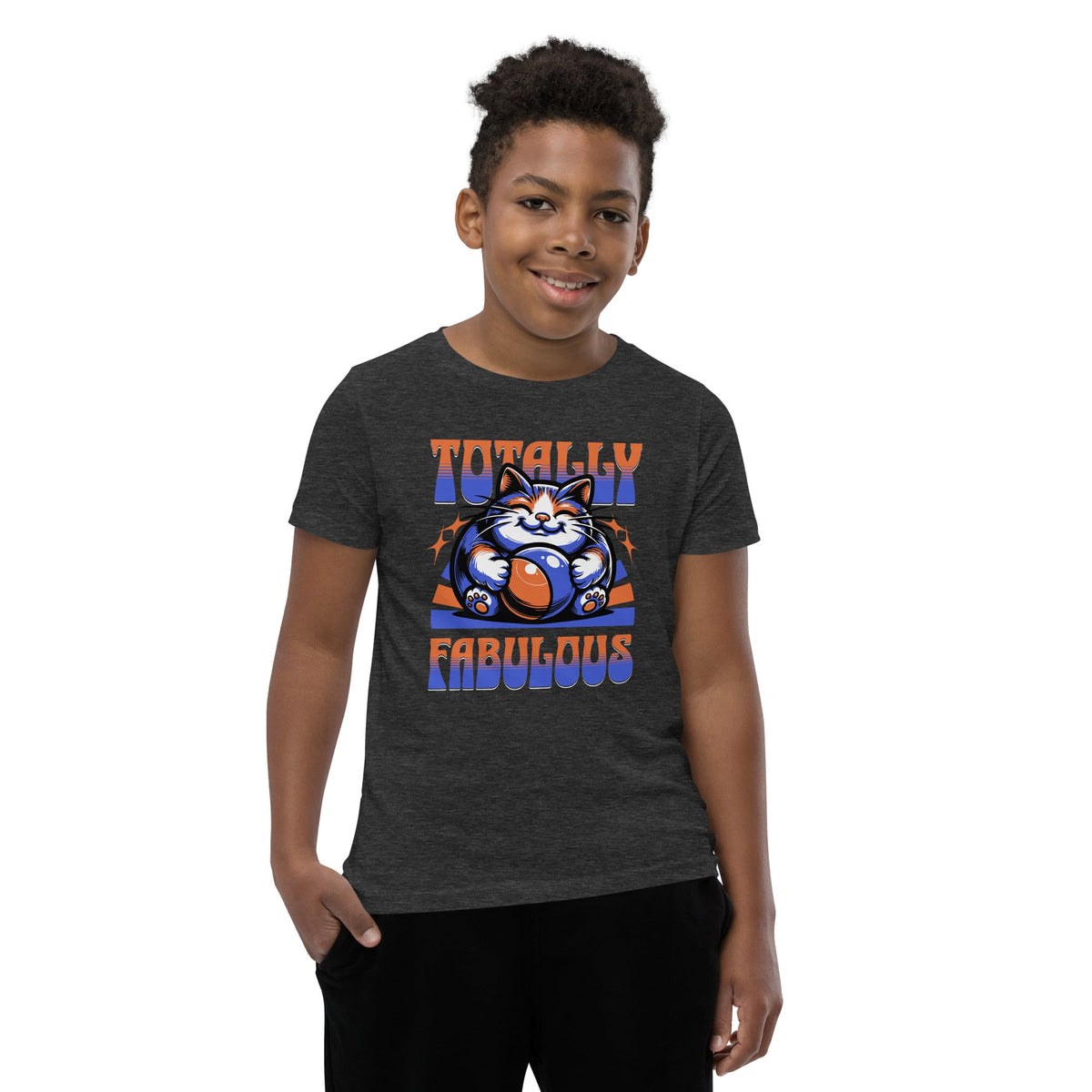 Totally fabulous youth tee Funky African