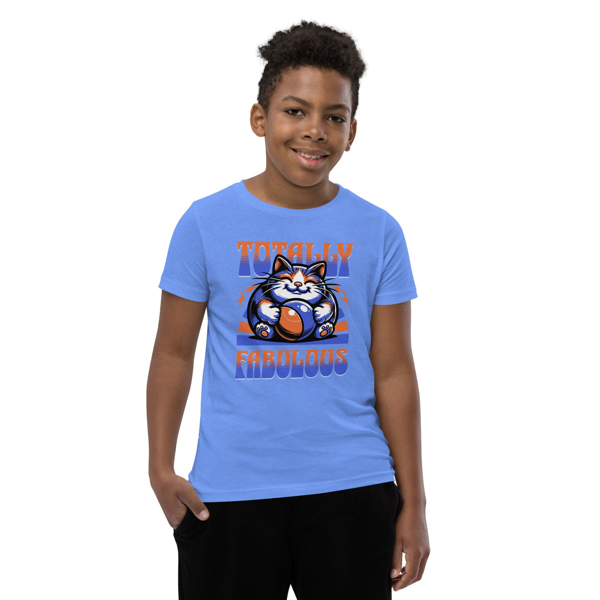 Totally fabulous youth tee Funky African