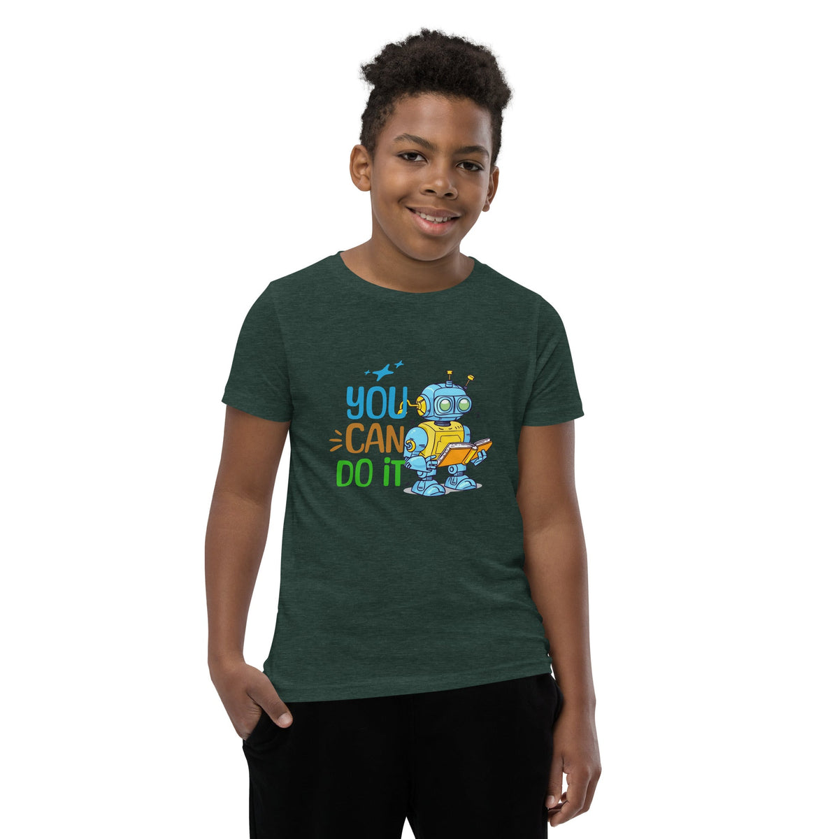 You can do it youth tee Funky African