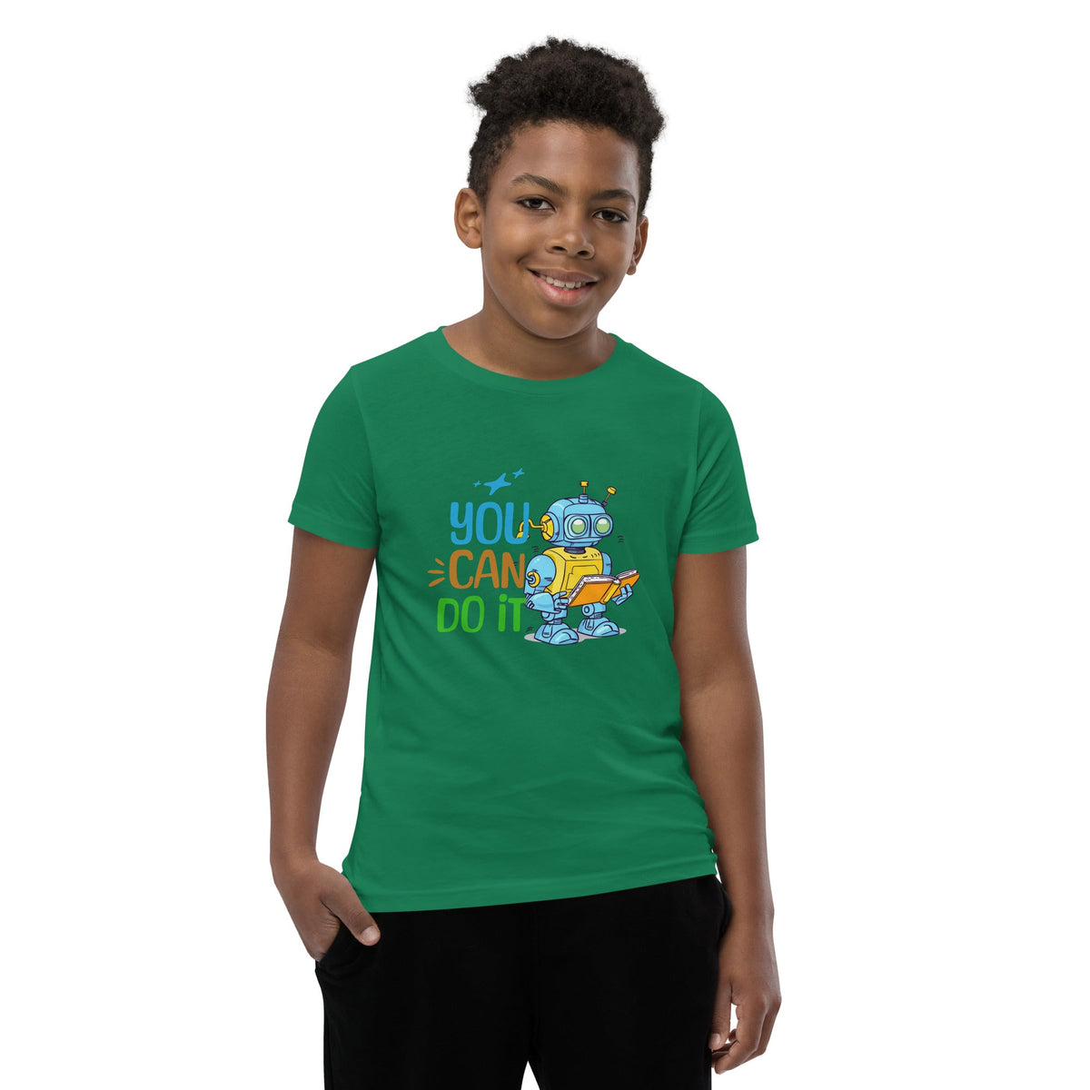 You can do it youth tee Funky African