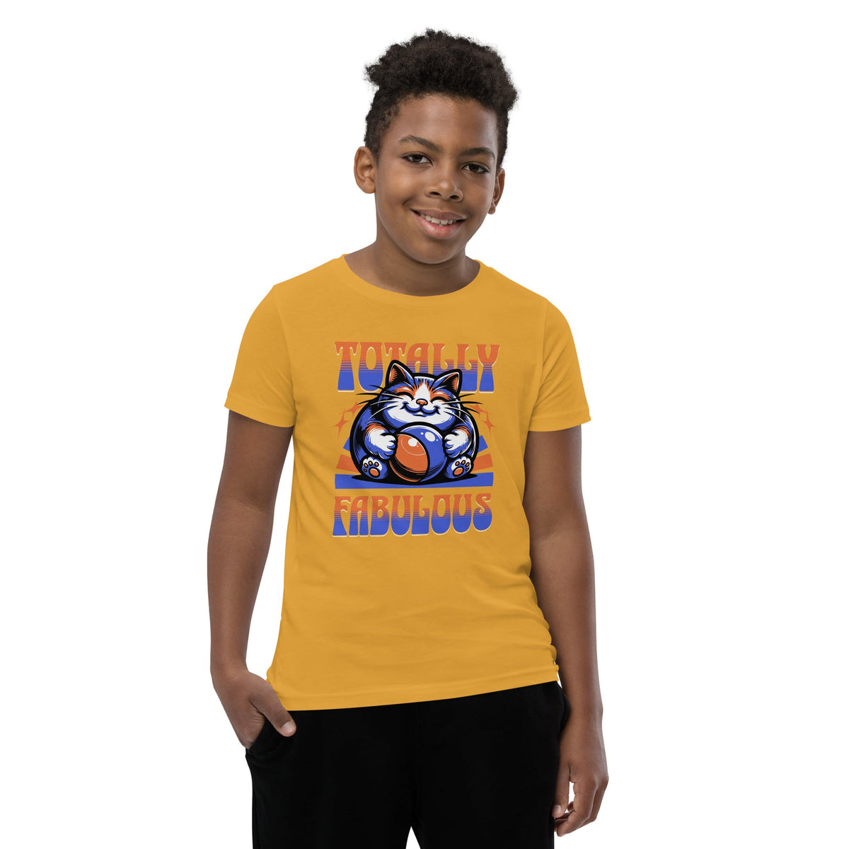 Totally fabulous youth tee Funky African