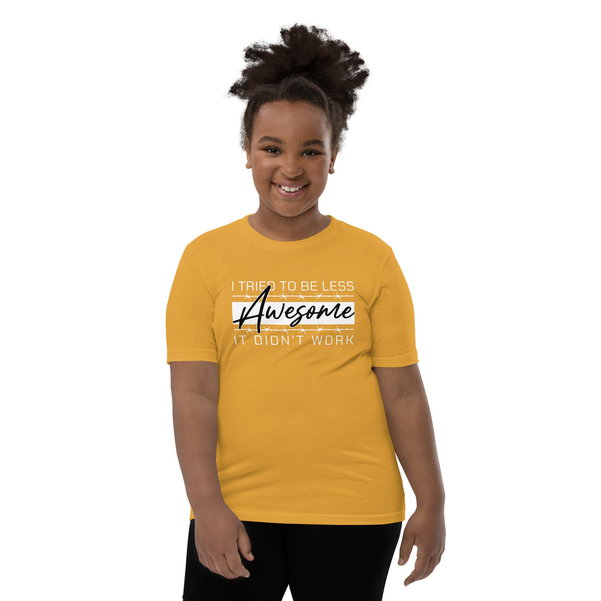 Less awesome youth tee Funky African