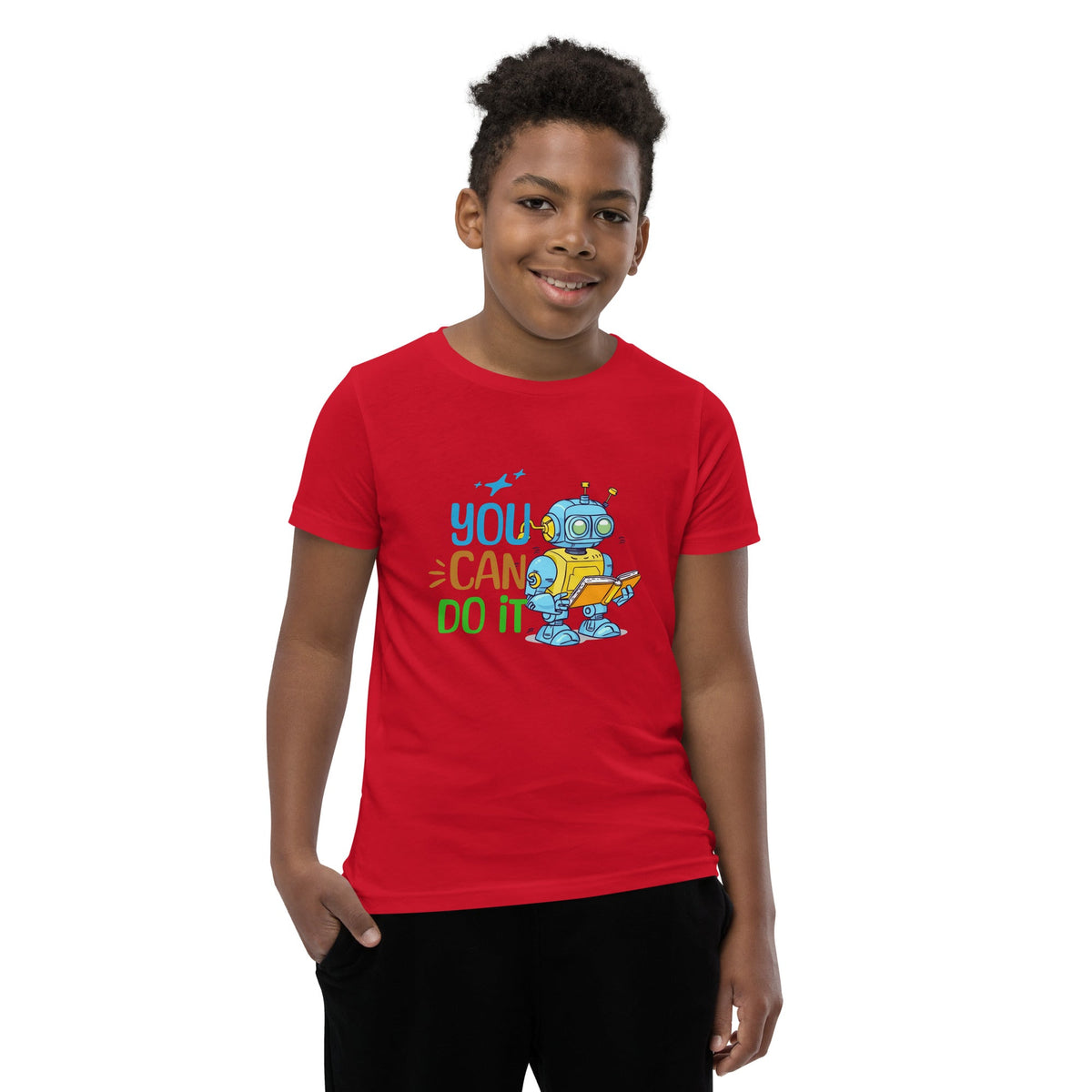You can do it youth tee Funky African