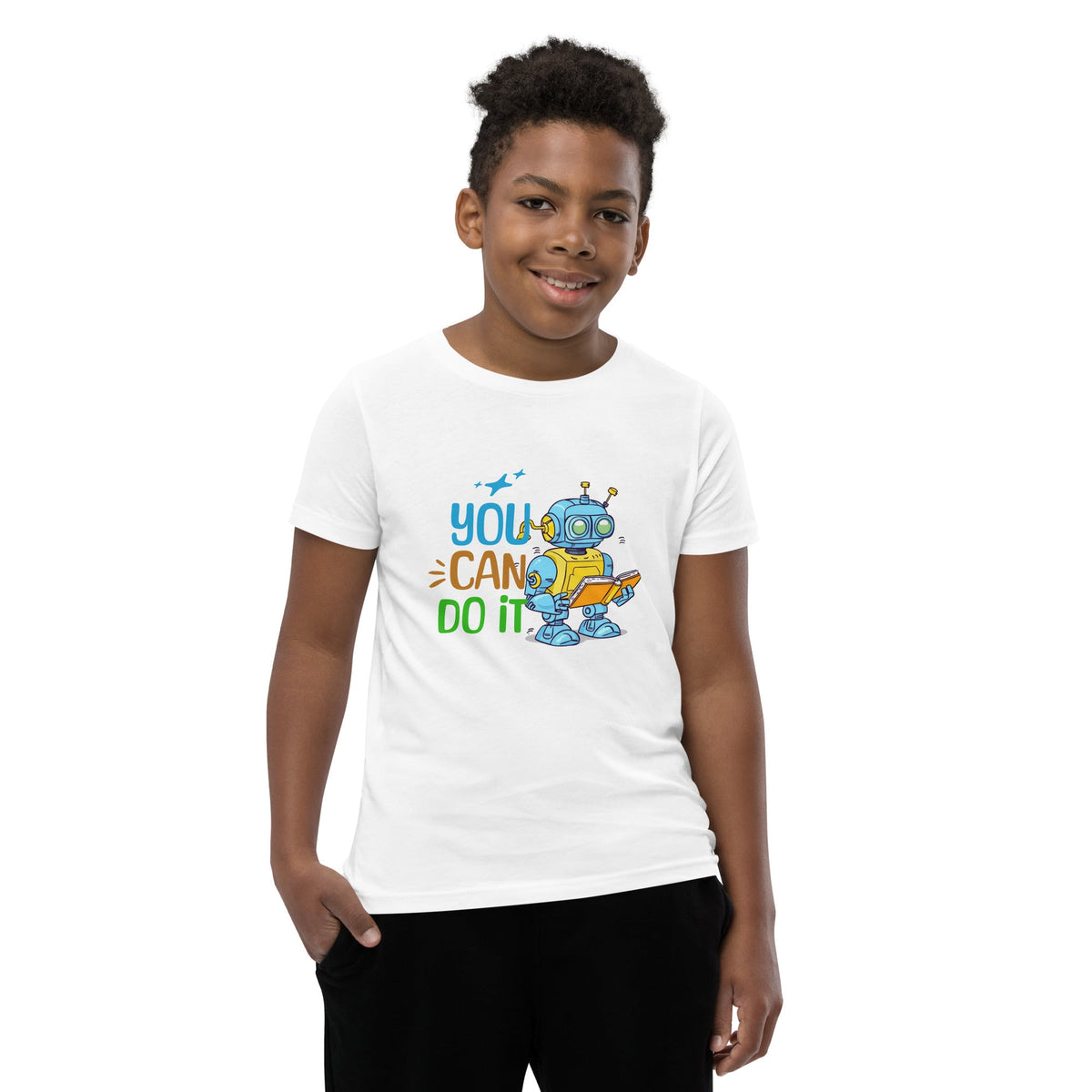 You can do it youth tee Funky African
